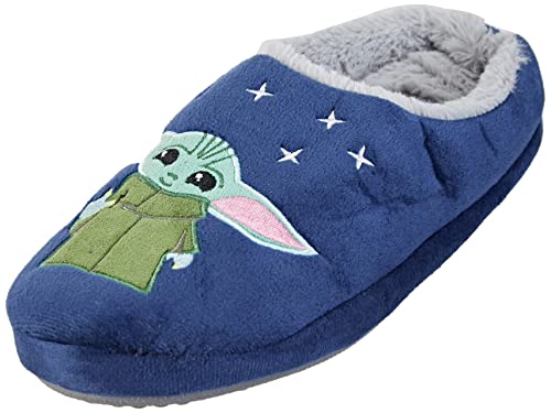 CERDÁ LIFE'S LITTLE MOMENTS Herren Pantoufles Maison Homme D'hiver Amusantes De Baby Yoda Avec Semelle intérieure Rembourré og Semelle Hausschuh, Blau, 40 EU von CERDÁ LIFE'S LITTLE MOMENTS