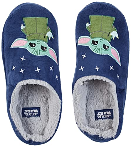 CERDÁ LIFE'S LITTLE MOMENTS Herren Pantoufles Maison Homme D'hiver Amusantes De Baby Yoda Avec Semelle intérieure Rembourré og Semelle Hausschuh, Blau, 40 EU von CERDÁ LIFE'S LITTLE MOMENTS