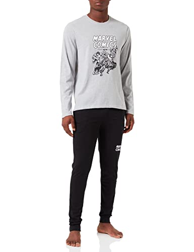 CERDÁ LIFE'S LITTLE MOMENTS Herren Pyjama Homme d'Hiver de The Avengers 100% Coton Avec T-Shirt à Manches Longues et Pantalon-Licence Officielle Marvel Pyjamaset, Gris, XL CERDÁ LIFE'S LITTLE MOMENTS Herren Pyjama Homme d'Hiver de The Avengers 100% Coton Avec T-Shirt à Manches Longues et Pantalon-Licence Officielle Marvel Pyjamaset, Gris, XL von CERDÁ LIFE'S LITTLE MOMENTS