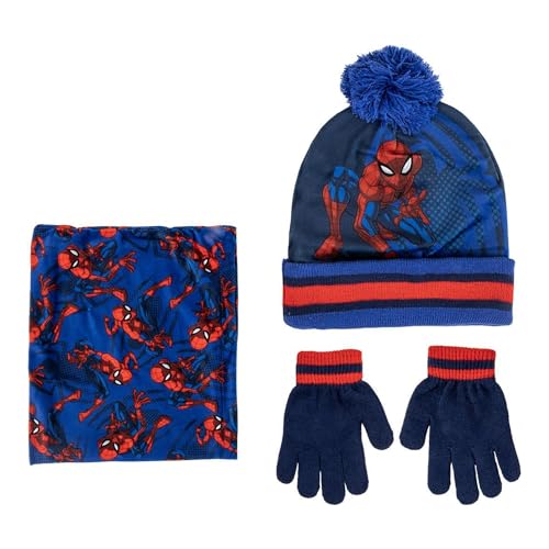 CERDÁ LIFE'S LITTLE MOMENTS Jungen Conjunto Gorro, Guntes Y Braga Spiderman Cómodo Y Práctico Ideal para EL A Día 3-teiliges Set, bunt, One Size von CERDÁ LIFE'S LITTLE MOMENTS