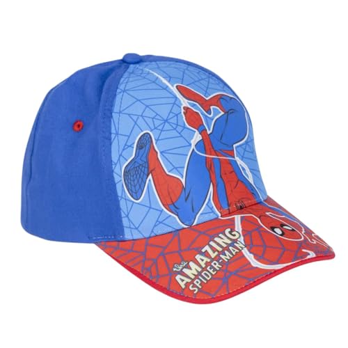 CERDÁ LIFE'S LITTLE MOMENTS Jungen Kindermütze mit Spiderman-Visier, Blau Cap, One Size von CERDÁ LIFE'S LITTLE MOMENTS