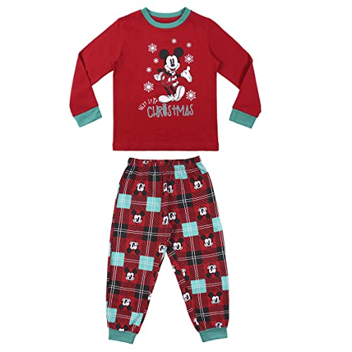 CERDÁ LIFE'S LITTLE MOMENTS Jungen Mickey Mouse Schlafanzug Kinder Zusammenpassende Familien Pyjama-Offizielle Disney Lizenz, Rot, 6 Jahre von CERDÁ LIFE'S LITTLE MOMENTS