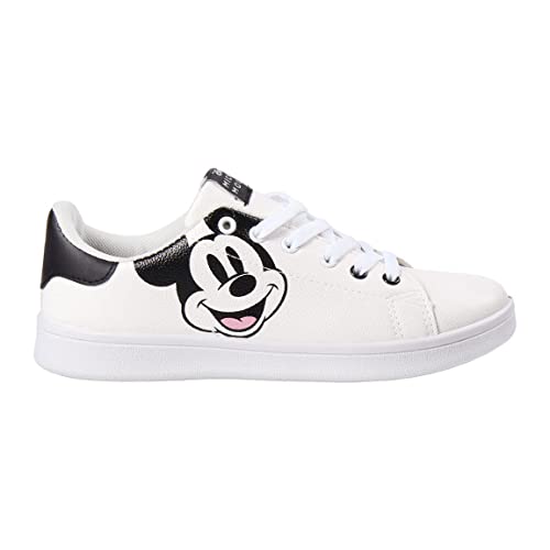 CERDÁ LIFE'S LITTLE MOMENTS Jungen Mickey Mouse Weiße Kinder Turnschuhe für Jungen | Sportliche mit Stil und Optimalem Trageko Sneaker, Weiß, 34 EU von CERDÁ LIFE'S LITTLE MOMENTS