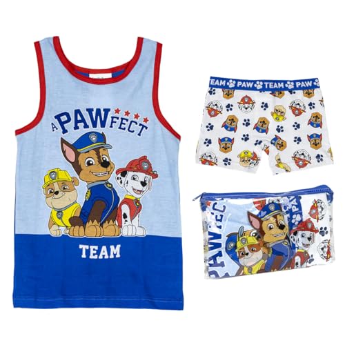 CERDÁ LIFE'S LITTLE MOMENTS Jungen Paw Patrol Short Pyjamas Pajama Set, Blue, White and Red, 6 Jahre EU von CERDÁ LIFE'S LITTLE MOMENTS