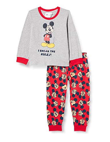 CERDÁ LIFE'S LITTLE MOMENTS Jungen Cerdá Pijama Infantil - Licencia Oficial Cerd Mickey Mouse Kinderpyjama Offizielle Disney Lizenz, Gris, 40-52 EU von CERDÁ LIFE'S LITTLE MOMENTS