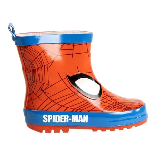 CERDÁ LIFE'S LITTLE MOMENTS Jungen Unisex Kinder Botas Lluvia Goma Spiderman Gummistiefel, Rot, 28 EU von CERDÁ LIFE'S LITTLE MOMENTS