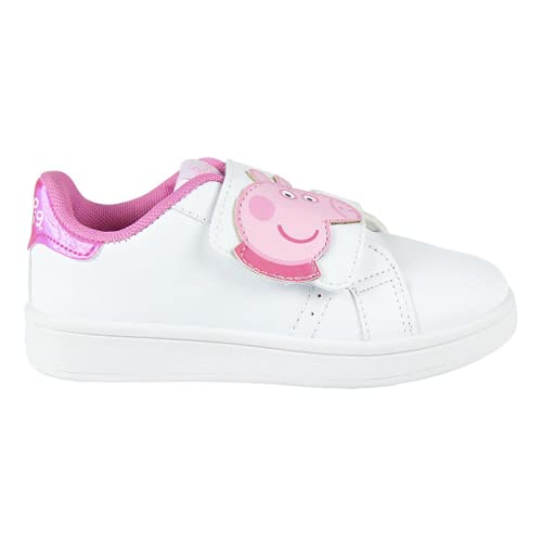 CERDÁ LIFE'S LITTLE MOMENTS Jungen Wutz Kinderschuhe Schuhe Kinder Mädchen mit Offizieller Lizenz Peppa Pigde weiße Turnschuhe, Blanco, 27 EU von CERDÁ LIFE'S LITTLE MOMENTS