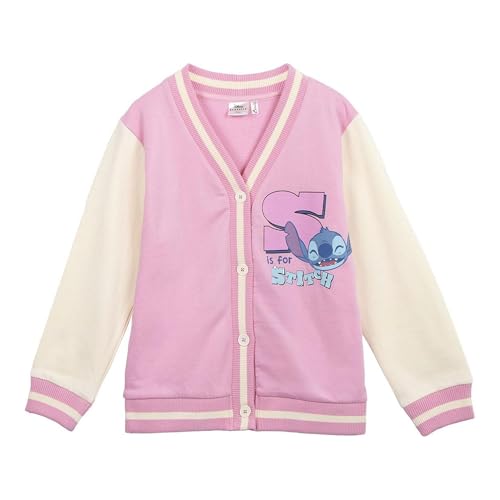 CERDÁ LIFE'S LITTLE MOMENTS Kinder und Jugendliche Giacca In Cotone Spazzolato Punto Jacke aus gebürsteter Baumwolle mit Baseball-Punkt, Rosa, 2 Jahre von CERDÁ LIFE'S LITTLE MOMENTS