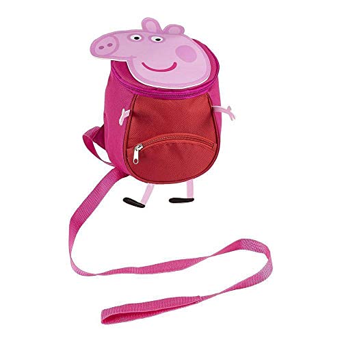 CERDÁ LIFE'S LITTLE MOMENTS - Kindergartenrucksack Mädchen mit Gurt und Sicherheitsleine Peppa Wutz Kinderrucksack Mädchen für Baby - Offizielle Nickelodeon Lizenz Mehrfarbig Einheitsgröße von CERDÁ LIFE'S LITTLE MOMENTS