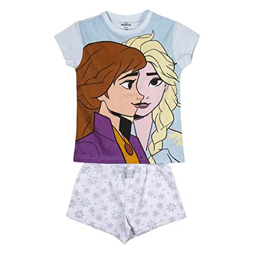 CERDÁ LIFE'S LITTLE MOMENTS Mädchen Eiskönigin 2 | Schlafanzug Baumwolle 100% aus 2 Teile (Pyjamahose + Oberteil) -Offizielle Lizenz von Disney, Hellblau, Normal von CERDÁ LIFE'S LITTLE MOMENTS