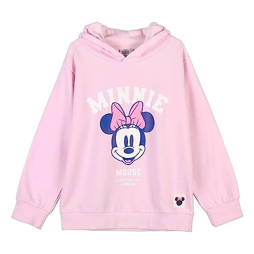 CERDÁ LIFE'S LITTLE MOMENTS Mädchen Minnie Mouse Hoodie Kinder Kapuze Sweatshirt, Pink, 10 Jahre von CERDÁ LIFE'S LITTLE MOMENTS
