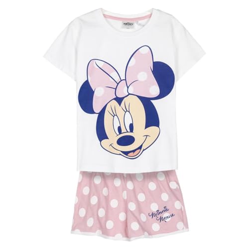 CERDÁ LIFE'S LITTLE MOMENTS Mädchen Minnie Mouse Schlafanzug Für Kinder Pajama Set, White and Pink, 6 Jahre EU von CERDÁ LIFE'S LITTLE MOMENTS