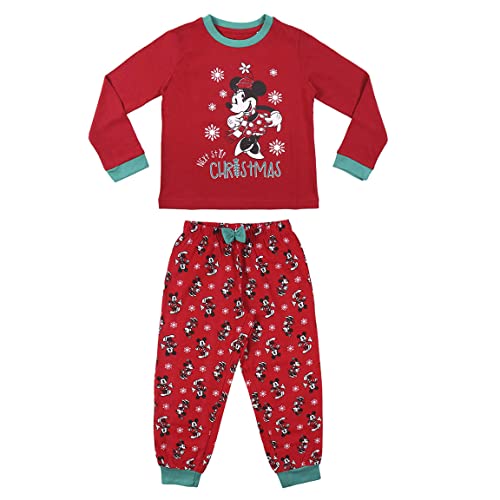 CERDÁ LIFE'S LITTLE MOMENTS Mädchen Minnie Mouse Schlafanzug Kinder Zusammenpassende Familien Pyjama-Offizielle Disney Lizenz, Rot, 10 Jahre von CERDÁ LIFE'S LITTLE MOMENTS
