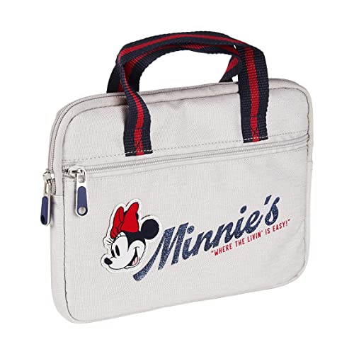 CERDÁ LIFE'S LITTLE MOMENTS Mädchen Tablet Hülle von Minnie Mouse mit 9-11-Zoll-Tablet-kompatibler Obertasche, Seitentasche und Handgriff-Offiziell lizenziert von Disney, Bunt von CERDÁ LIFE'S LITTLE MOMENTS