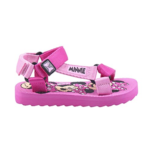 CERDÁ LIFE'S LITTLE MOMENTS Mädchen mit Motiven von der Hauptfiguren Minnie Bedruckt | Sommer Sandalen aus PVC mit Fersenverschluss-Offizielle Lizenz Disney, Rosa, 26 EU von CERDÁ LIFE'S LITTLE MOMENTS