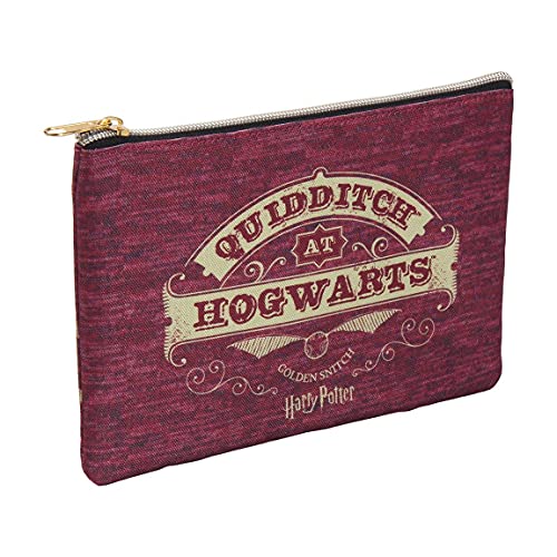 CERDÁ LIFE'S LITTLE MOMENTS - Kleine Kosmetiktasche für Damen, Harry Potter - Offizielles Lizenzprodukt von Warner Bros, Dunkelrot von CERDÁ LIFE'S LITTLE MOMENTS