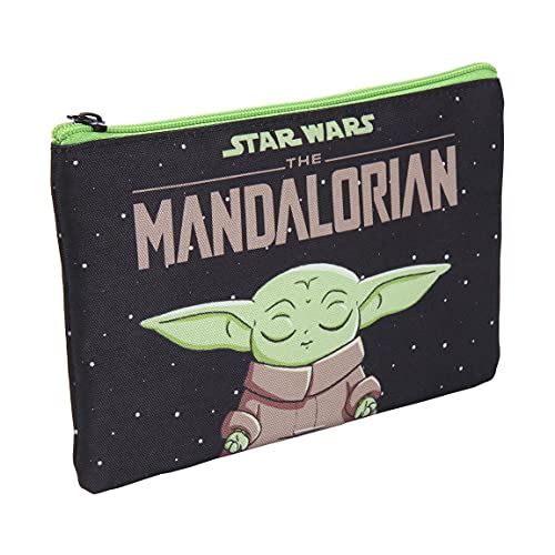 CERDÁ LIFE'S LITTLE MOMENTS - Kleine Make-up-Tasche für Damen, The Mandalorian – Offizielles Disney-Lizenzprodukt., Dunkelblau von CERDÁ LIFE'S LITTLE MOMENTS