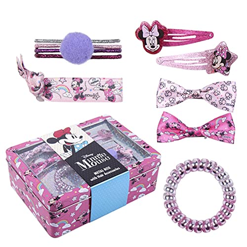 CERDÁ LIFE'S LITTLE MOMENTS- Caja Metalica con Accesorios para el Pelo Brillantes de Minnie Mouse - Licencia Oficial Disney, Color Rosa (2500001909) von CERDÁ LIFE'S LITTLE MOMENTS