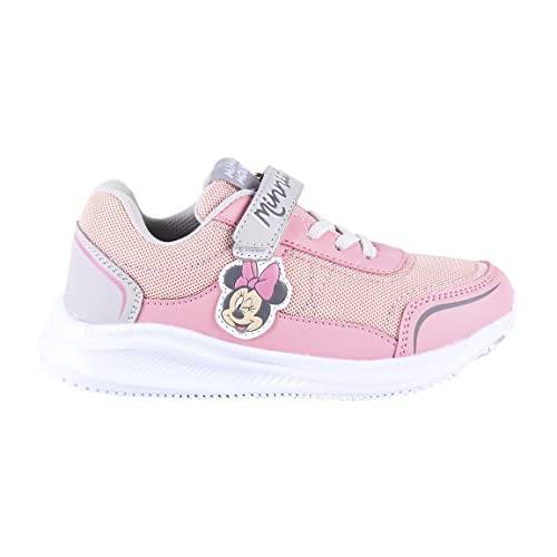 CERDÁ LIFE'S LITTLE MOMENTS Minnie Mouse Kinderschuhe für Mädchen-Sportschuhe mit verstärkter Fußspitze und Klettverschluss Sneaker, Rosa, 35 EU von CERDÁ LIFE'S LITTLE MOMENTS