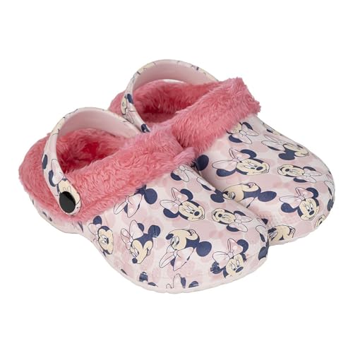 CERDÁ LIFE'S LITTLE MOMENTS | Minnie Mouse Shearling Clog Hausschuhe – bequem und rutschfest mit weichem Futter für Disney-Fans von CERDÁ LIFE'S LITTLE MOMENTS