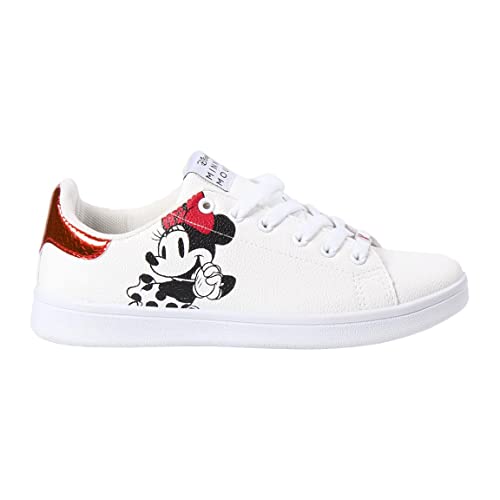 CERDÁ LIFE'S LITTLE MOMENTS Minnie Mouse Weiße Kinder Turnschuhe für Mädchen | Sportliche Sneakers mit Stil und optimalem Sneaker, 34 EU von CERDÁ LIFE'S LITTLE MOMENTS