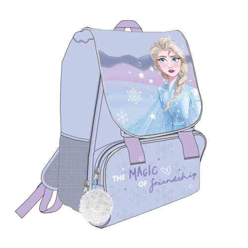 CERDÁ LIFE'S LITTLE MOMENTS Mochila Escolar de Elsa Frozen para Niña en Primaria Extensible, Espalda Ergonómica y Asas Ajustables Acolchadas, Material Unisex niños, Multicolor, Talla única von CERDÁ LIFE'S LITTLE MOMENTS