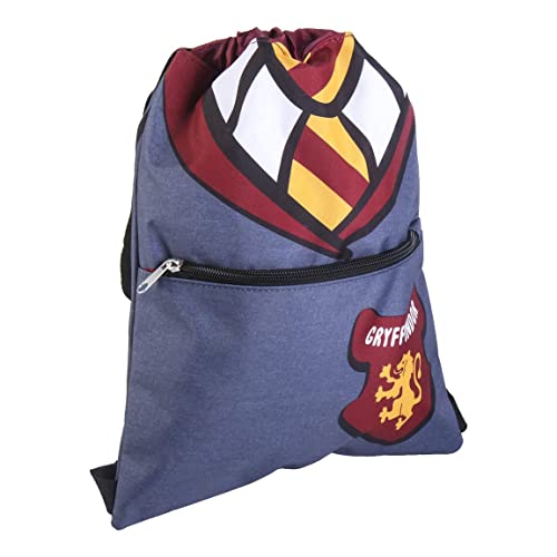 CERDÁ LIFE'S LITTLE MOMENTS - Mochila de Saco de Harry PotterBolsillo Frontal, Apertura Regulable y Asas con Velcro para más Seguridad - Licencia OficialWarner Bros von CERDÁ LIFE'S LITTLE MOMENTS