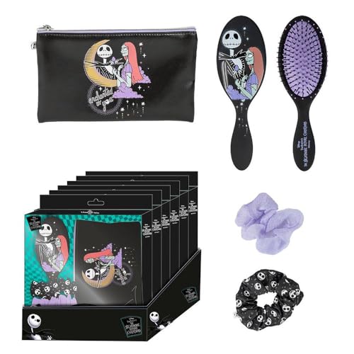 CERDÁ LIFE'S LITTLE MOMENTS - Nightmare Before Christmas Beauty Set - Schwarz - Komplettset - enthält Haarbürste, 2 Haarzöpfe und Etui - Originalprodukt CERDÁ LIFE'S LITTLE MOMENTS - Nightmare Before Christmas Beauty Set - Schwarz - Komplettset - enthält Haarbürste, 2 Haarzöpfe und Etui - Originalprodukt von CERDÁ LIFE'S LITTLE MOMENTS