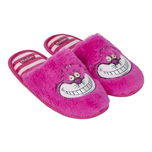CERDÁ LIFE'S LITTLE MOMENTS - Offene Hausschuhe von Alice im Wunderland - Rosa - Größe 36/37 - Pantoffeln - Polyester mit TPR-Sohle - Originalware von CERDÁ LIFE'S LITTLE MOMENTS