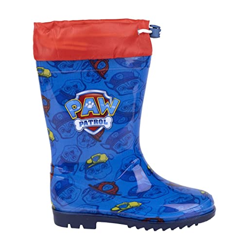 CERDÁ LIFE'S LITTLE MOMENTS Paw Patrol Jungen mit verstellbarem Gummizug für besseren Tragekomfort und minimales Wassereindringen Gummistiefel, Blau, 24 EU von CERDÁ LIFE'S LITTLE MOMENTS