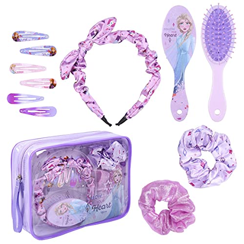CERDÁ LIFE'S LITTLE MOMENTS - Set Accesorios Pelo Niña de 8 Piezas de Frozen II - Licencia Oficial Disney, Multicolor von CERDÁ LIFE'S LITTLE MOMENTS