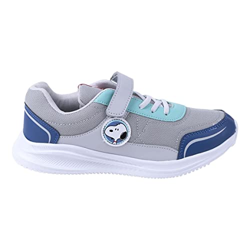 CERDÁ LIFE'S LITTLE MOMENTS Snoopy Kinderschuhe für Mädchen-Sportschuhe mit verstärkter Fußspitze und Klettverschluss Sneaker, Grau, 37 EU von CERDÁ LIFE'S LITTLE MOMENTS