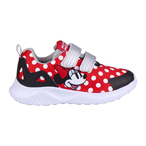 CERDÁ LIFE'S LITTLE MOMENTS Sommerschuhe Anziehen, Sehr Leicht Turnschuhe-Kinder für Mädchen mit Klettverschluss | Bunte Schuhe mit der Hauptfigur von Minnie Mouse | Gröβe 30, Rot, EU von CERDÁ LIFE'S LITTLE MOMENTS