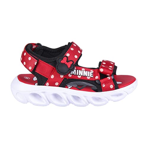 CERDÁ LIFE'S LITTLE MOMENTS Sommerwandersandalen Minnie Mouse Kinder Geschlossene Mädchen Sandalen mit Klettverschluss-Offizielle Disney Lizenz | Größe 29, Blau, EU von CERDÁ LIFE'S LITTLE MOMENTS