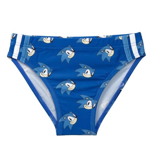 CERDÁ LIFE'S LITTLE MOMENTS Sonic Kinderbadeslip - Blau - Größe 3 Jahre - Kinderbadebekleidung aus 85% Polyester und 15% Elastan 210 g/m² - Original Produkt entworfen in Spanien von CERDÁ LIFE'S LITTLE MOMENTS