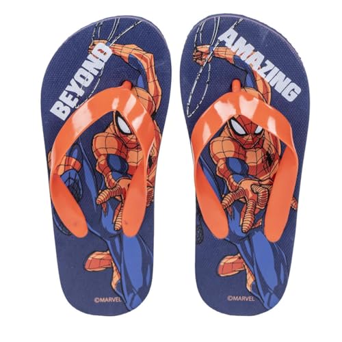 CERDÁ LIFE'S LITTLE MOMENTS Spiderman Flip-Flops für Kinder, Blau und Rot, Größe 32/33, aus 100% EVA, Zehentrenner für Jungen und Mädchen, Originalprodukt, entworfen in Spanien, Blau/Rot, 32/33 EU von CERDÁ LIFE'S LITTLE MOMENTS