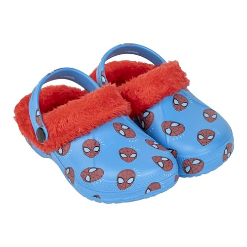 CERDÁ LIFE'S LITTLE MOMENTS | Spiderman Shearling Clog Hausschuhe – bequem und rutschfest mit weichem Futter für Marvel-Fans von CERDÁ LIFE'S LITTLE MOMENTS