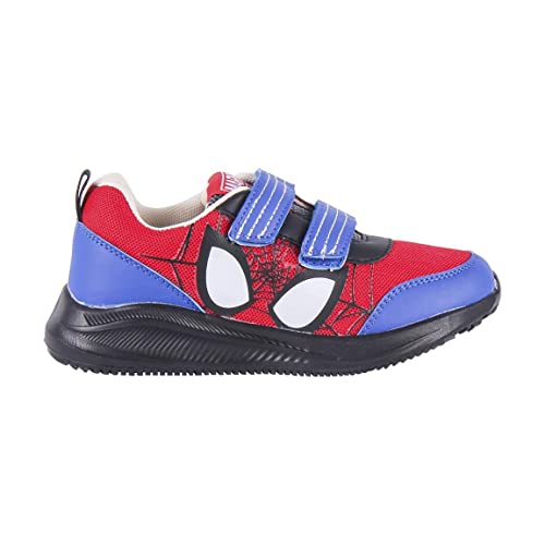 CERDÁ LIFE'S LITTLE MOMENTS Spiderman Kinderschuhe für Jungen-Sportschuhe mit verstärkter Fußspitze und Klettverschluss für optimalen Komfort Sneaker, Rot, 25 EU von CERDÁ LIFE'S LITTLE MOMENTS