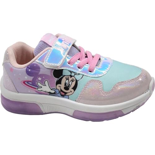 CERDÁ LIFE'S LITTLE MOMENTS Sportschuhe für Mädchen Minnie Mouse mit LED-Lichtern und widerstandsfähiger PVC-Sohle im Disney-Stil Sneaker, Bunt, 27 EU von CERDÁ LIFE'S LITTLE MOMENTS