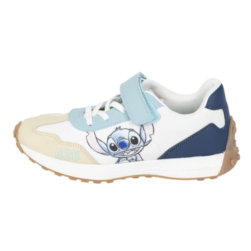 CERDÁ LIFE'S LITTLE MOMENTS Stitch Kinderschuhe Sneaker, Weiß/Blau, 38 EU von CERDÁ LIFE'S LITTLE MOMENTS