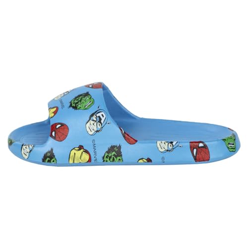 CERDÁ LIFE'S LITTLE MOMENTS The Avengers Kinder Flip Flops - Blau - Größe 32/33 - Hergestellt aus 100% EVA - Flip Flops - Superhelden Print - Original Produkt entworfen in Spanien von CERDÁ LIFE'S LITTLE MOMENTS