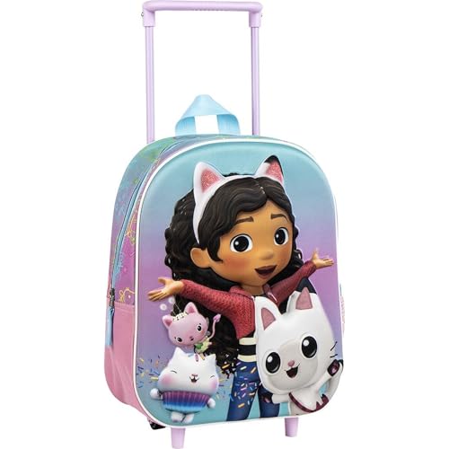 CERDÁ LIFE'S LITTLE MOMENTS Uni Kinder Mochila Infantil Trolley 3D Gabby´s Dollhouse Medidas 25.0x31.0x10.0 cm para Niñ@s Tagesrucksack, Modell: 25 von CERDÁ LIFE'S LITTLE MOMENTS