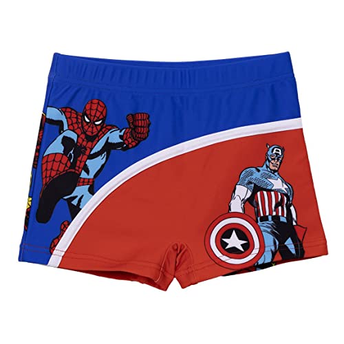 CERDÁ LIFE'S LITTLE MOMENTS Unisex Baby Badehose Boxer Marvel-Boxershorts für Jungen, Blau und rot, 5 Jahre von CERDÁ LIFE'S LITTLE MOMENTS