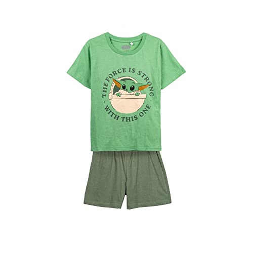 CERDÁ LIFE'S LITTLE MOMENTS Unisex Baby Pijama Corto The Mandalorian GROGU Der mandalorianische Sommerpyjama für Jungen, Grün, 6 Jahre von CERDÁ LIFE'S LITTLE MOMENTS