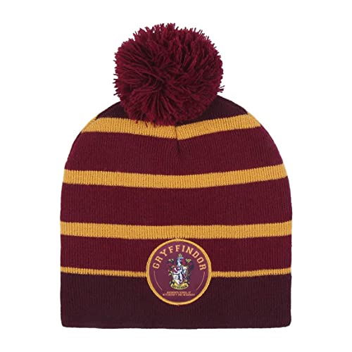 CERDÁ LIFE'S LITTLE MOMENTS Unisex Gorro Con Pompon De La Casa Gryffindor Para Protegerlo Del Frío Invierno - Licencia Oficial Warner Bros Sombrero Bebe, Multicolor, Einheitsgröße EU von CERDÁ LIFE'S LITTLE MOMENTS