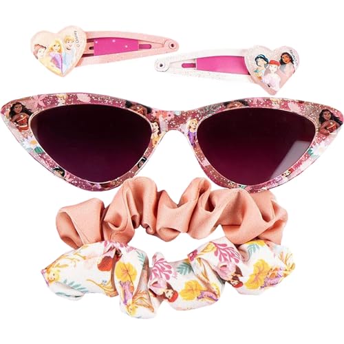 CERDÁ LIFE'S LITTLE MOMENTS Unisex Disney-Kappe und-Brille, Kinder, originelles, verstellbares und leichtes Design, ideal für Sommer Sonnenschutz Baseballkappe, Set Belleza Princess, One Size von CERDÁ LIFE'S LITTLE MOMENTS