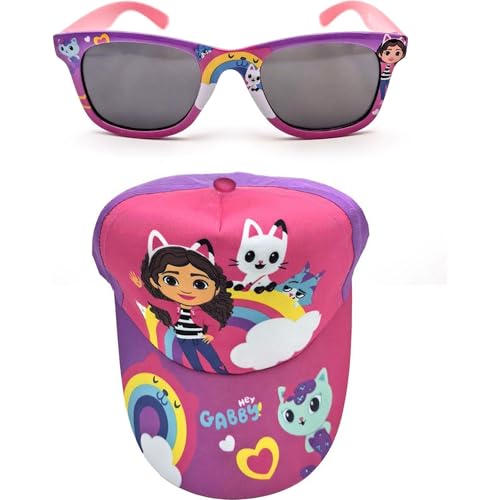CERDÁ LIFE'S LITTLE MOMENTS Unisex Dollhouse Kinderkappe und-Brille, originelles Design, verstellbar leicht, ideal für Sommer Sonnenschutz Baseballkappe, Gorra y Gafas Gabby's, Einheitsgröße von CERDÁ LIFE'S LITTLE MOMENTS