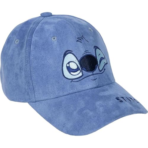 CERDÁ LIFE'S LITTLE MOMENTS Unisex Erwachsene Gebogene Schirmmütze Stitch Baseball Cap, Blau, Einheitsgröße EU von CERDÁ LIFE'S LITTLE MOMENTS