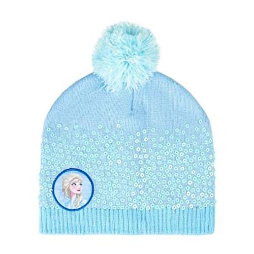 CERDÁ LIFE'S LITTLE MOMENTS Unisex Gorro Pompon Frozen 2 Strickmütze, Blau 32, Einheitsgröße von CERDÁ LIFE'S LITTLE MOMENTS