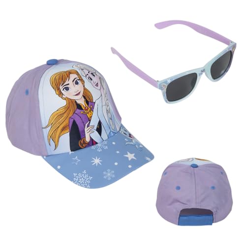 CERDÁ LIFE'S LITTLE MOMENTS Unisex Kids Frozen Sonnenbrille und Hut Set Sunglasses, Multicolor, Standard von CERDÁ LIFE'S LITTLE MOMENTS